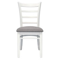 Стул Evelin di Costacurta Coco White (Обивка- NV-10 WP grey)