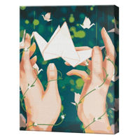 Tablou pe numere BrushMe BS53638 Pictura pe numere 40x50cm Eco Origami