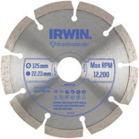 Disc de tăiere Irwin IW8087104 Disc diamantat segmentat 125x22.23mm