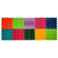 Коврик игровой Ortek 11683 Коврик-пазл ортопедический -массажный Набор 10 эл. Динозавры