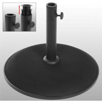 Зонт садовый Holland 19077 Подставка для зонта бетон 25 kg D50cm черная