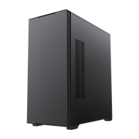 Case ATX GAMEMAX QUEST, w/o PSU, 0.6mm, 1x120mm fan, Tempered Glas, USB3.0, Type-C, Black