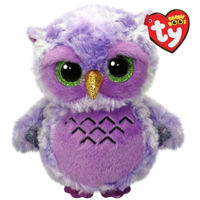 Jucărie de pluș TY TY37364 Bufnita violeta Owlivia 15cm (Beanie Boos)