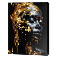 Tablou pe numere BrushMe BSB0004 Pictura pe numere 40x50cm Black Eco Regina amurgului