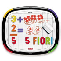 Набор для творчества Quercetti 5341 Доска магнитная + цифры и буквы