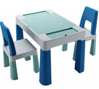 Набор стол+стулья Tega Baby Multifun Navy/Grey/Mint