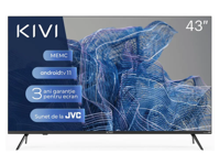 Телевизор 43" LED SMART TV KIVI 43U750NB, Real 4K, 3840x2160, Android TV, Black