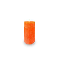 Декор Promstore 46114 Zniczplast Свеча пеньковая Decor 12x6cm, 38час, Hand made, оранж