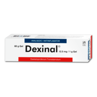 Dexinal gel 12,5mg/1g 60g N1