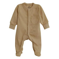 Детская одежда Minikin 211250356 Simply Комбинезон с кармашком р-р56, кофейный, унисекс