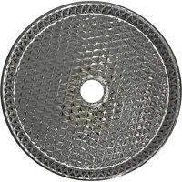 Раковина SanDonna ST-GL10D din sticla pe blat rotund Transparent-Negru