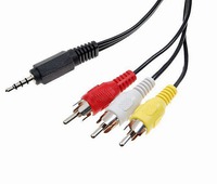 3RCA-3.5mm 4pole JACK