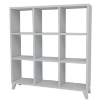 Офисный стеллаж Nex Home Квадрат, 88x19.7x100 см, Белый (15-08-01)