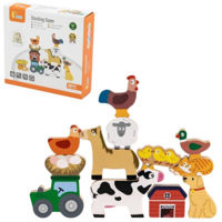 Игрушка Viga 44706 Set de figurine din lemn Ferma