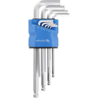 Set de unelte de mână Hoegert Set de chei hexagonale 1.5-10 mm S2 9 buc HT1W825