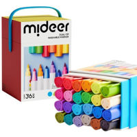 Набор для творчества Mideer MD4310 Set de markere lavabile cu 2 vârfuri, 36 culori