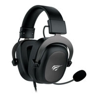 Gaming Headset Havit H2002d, 53mm driver, 20-20kHz, 64 Ohm, 110dB, 1.7m, 3.5mm, Black