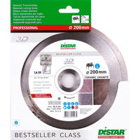 Disc diamantat Distar 1A1R 200x1,8x8,5x25,4 Bestseller Ceramic granite