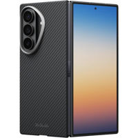 Чехол для смартфона Pitaka Edge Samsung Galaxy Z Fold8 Ultra (Protectie spate) Black Grey 01 (FBFold8)