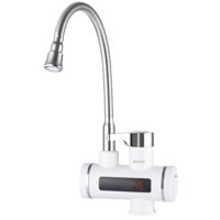 Водонагреватель проточный Muhler MH-7733TDF, 3600W, LED, flexible nozzle, counter