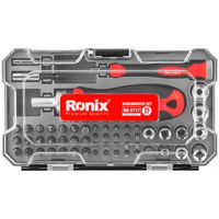 Набор головок, бит, насадок Ronix RH-2717 Набор насадок-бит PH/PZ/SL/Hex/Torx 56шт