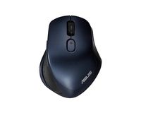 Wireless Mouse Asus MW203, Optical, 1000-2400 dpi, 6 buttons, Ergonomic, Silent, 1xAA, BT/2.4, Blue