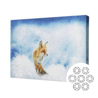 Картина по номерам Art Gallery GA79398 Mozaic cu diamante 40x50cm Vulpe iarna