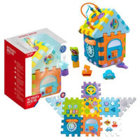 Puzzle Huanger (19254) Cub educativ cu forme HE0528