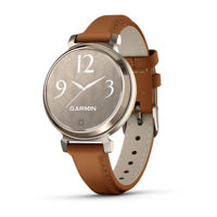 Ceas inteligent Garmin Lily® 2 Classic, Cream Gold with Tan Leather Band (010-02839-02)