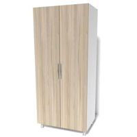 Шкаф Smartex N7 120cm Белый/Дуб Светлый