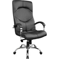 Офисное кресло Deco Germes Eco-30 Black Stell Chrome