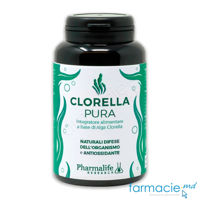 Clorella Pura (clorofila din alge,antioxodant,detoxifiere) 500mg comp. N180 Pharmalife