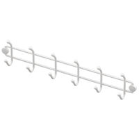 Вешалка для ванной Teknotel MG796 Cuier de perete 33x16x14cm, metal alb