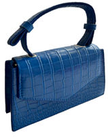 Geanta Croco Mini Dark Blue