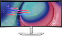 34" DELL UltraSharp U3421W, Silver, Curved-IPS,3440x1440,60Hz,5ms,300cd,HDMI+DP+USB+TypeC+RJ45,Spkrs