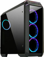 Case ATX Chieftec STALLION II, w/o PSU, 2xUSB3.0, 4x120mm RGB, Fan Controller, 2xTempered Glas,Black