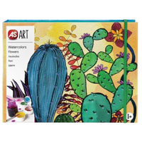 Набор для творчества As Kids 1038-21041 Pictura in acuarela, Flori