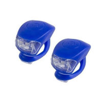 Аксессуар для велосипеда M-Wave Cobra IV battery flashing light set blue