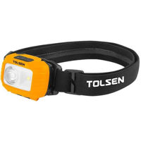 Фонарь Tolsen Lanterna pentru cap pe baterii 3xAAA 300Lm 6500K (60013)