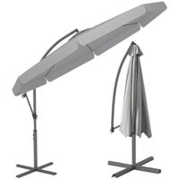 Umbrelă de gradină FunFit 300cm Grey (3054)