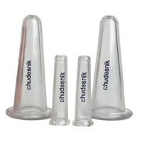 Массажер механический miscellaneous 12863 Set de ventuze din silicon (4buc+perie)