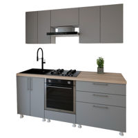 Мебель для кухни Smartex (30137) K4 200сm Grafit