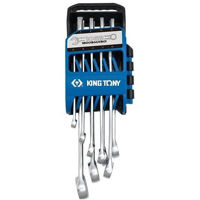 Ключ гаечный King Tony 12D09MRS01 ключи комбинированные облегченные 6~19мм. 9 пр. (в органайзере)