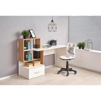 Masă de birou Halmar Grosso Alb