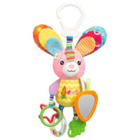 Jucărie cu pandantiv Sensillo Z-0500 Игрушка Плюш 278 Colorful Bunny