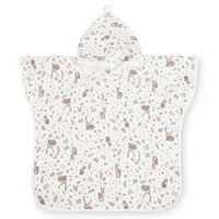Accesoriu pentru baie Sensillo 50031 Poncho din muselină Iepurași Alb