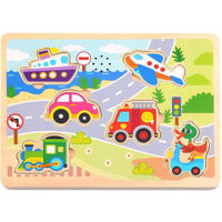 Головоломка Tooky Toy 42553 puzzle din lemn TL064
