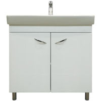 Dulap pentru lavoar Bayro Dalas под умыв. Neon 800 белый мат