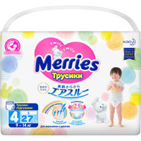 Трусики Merries L (9-14 kg) 27 шт