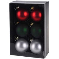 Decor de Crăciun și Anul Nou Promstore 20315 Набор шаров стеклянных 6x65mm Jolli, в коробке